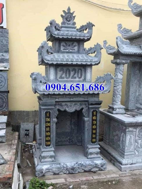 Mẫu nhà thờ chung lăng mộ gia đình hoa văn tinh xảo đẹp