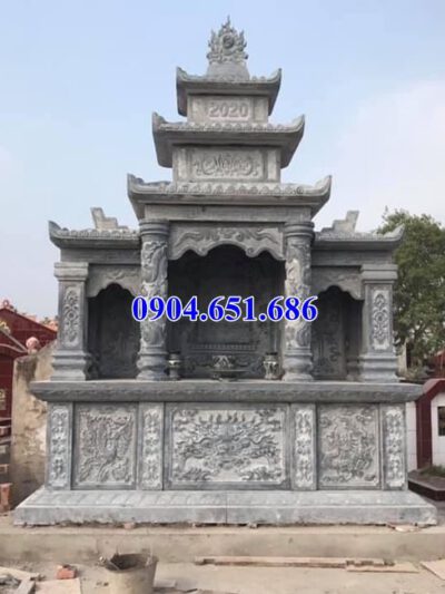 Mẫu lăng thờ chung đẹp bán tại Quảng Bình 08 – Am thờ đá lăng mộ