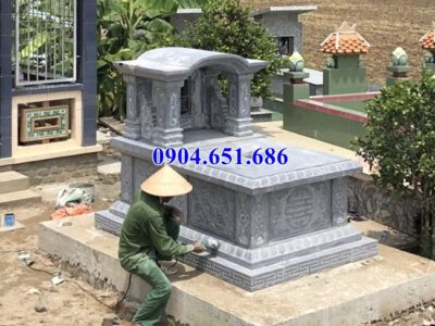 Mẫu mộ đá đẹp để hũ tro cốt bán tại Quảng Bình 05 – Mộ đá để tro cốt