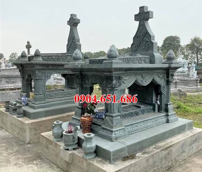 05 Mẫu mộ đạo đẹp bán tại Thừa Thiên Huế – Nhận làm mộ đá công giáo ở Huế