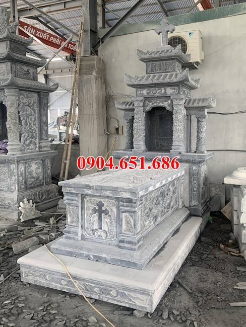 Địa chỉ bán, thiết kế, lắp đặt mộ đá công giáo tại Thừa Thiên Huế uy tín chất lượng