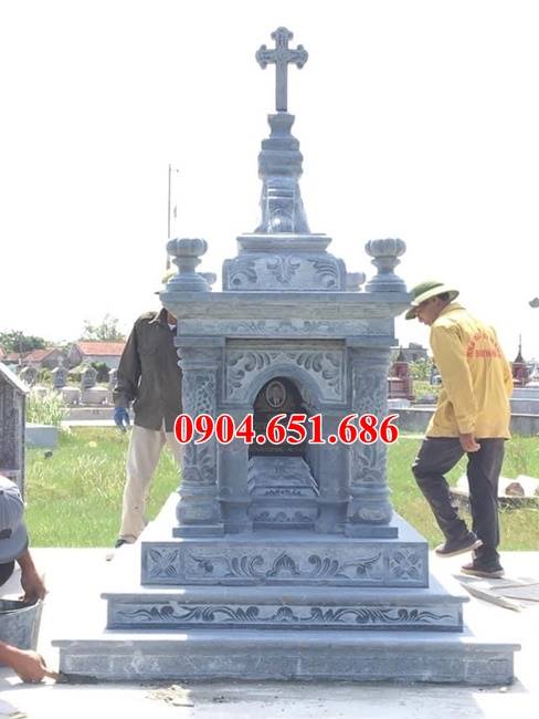 Mẫu lăng mộ công giáo đẹp xây tại Thái Bình