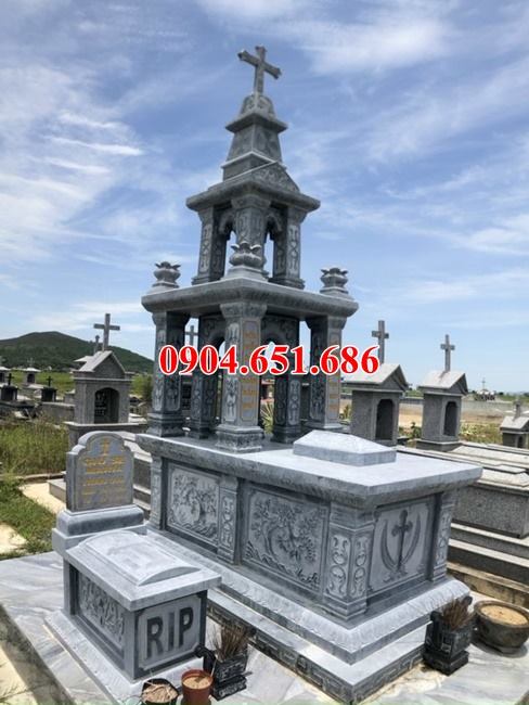 Mẫu mộ đá công giáo đẹp bán tại Bắc Ninh
