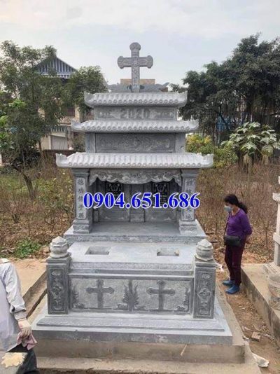13 Mẫu mộ đá công giáo đẹp bán tại Quảng Ngãi – Thiết kế lăng mộ đạo tại Quảng Ngãi