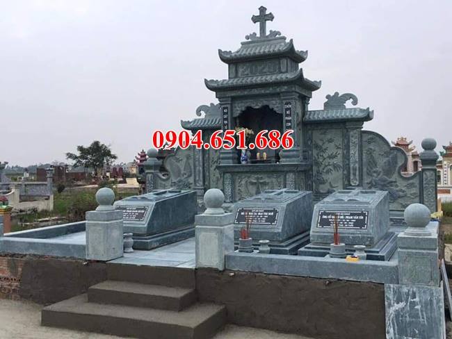 35 Mẫu mộ đá công giáo đẹp bán tại Gia Lai – Nhận làm mộ đá đạo tại Gia Lai