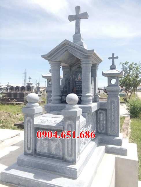 Địa chỉ bán mộ đá, lăng mộ đá công giáo tại Khánh Hòa uy tín chất lượng