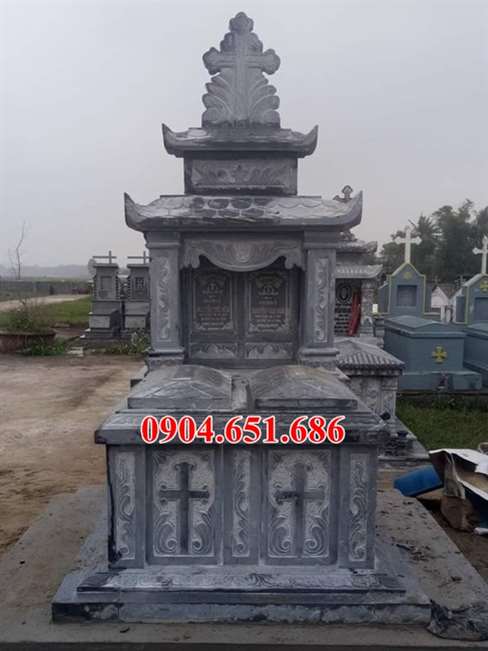 Giá bán, lắp đặt mộ công giáo, lăng mộ công giáo bằng đá tại Kon Tum