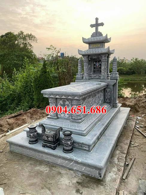 Bán mộ kim tĩnh công giáo xây sẵn để hài cốt đẹp tại Tây Ninh