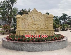 Mẫu cuốn thư biệt thự đẹp 04 – Bán bình phong đá đẹp tại Đồng Nai