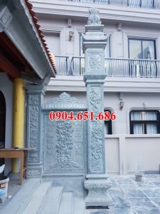 Cột đồng trụ đẹp tại Đà Nẵng – Bán mẫu cột đồng trụ nhà thờ họ ở Đà Nẵng