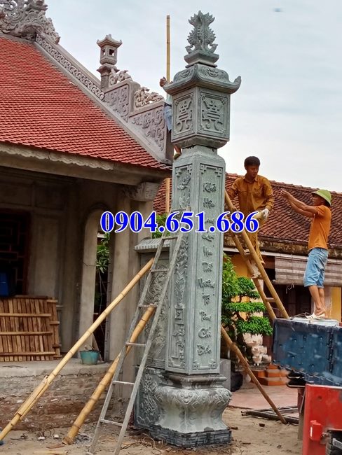 Địa chỉ bán, lắp đặt cột đồng trụ đá nhà thờ họ tại Quảng Nam