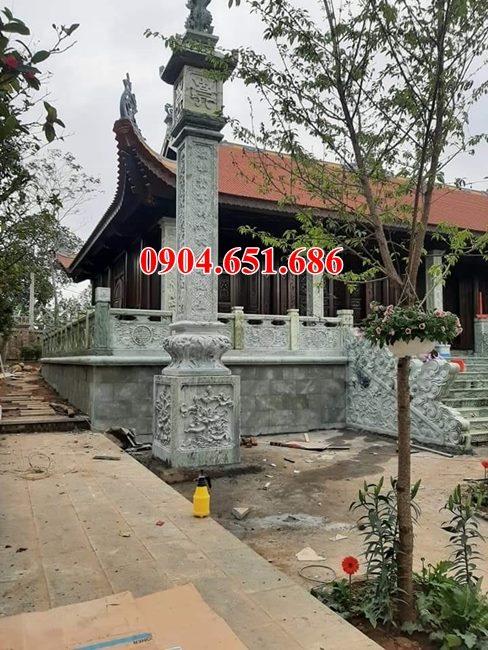 Mẫu cột đồng trụ đá đẹp nhất bán, lắp đặt ở Quảng Bình