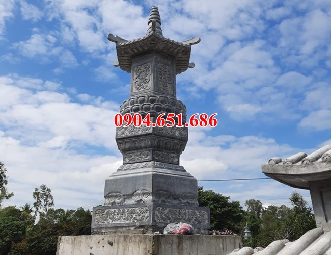 Mộ tháp sư – Xây tháp mộ chùa thờ các vị sư bằng đá đẹp - 4