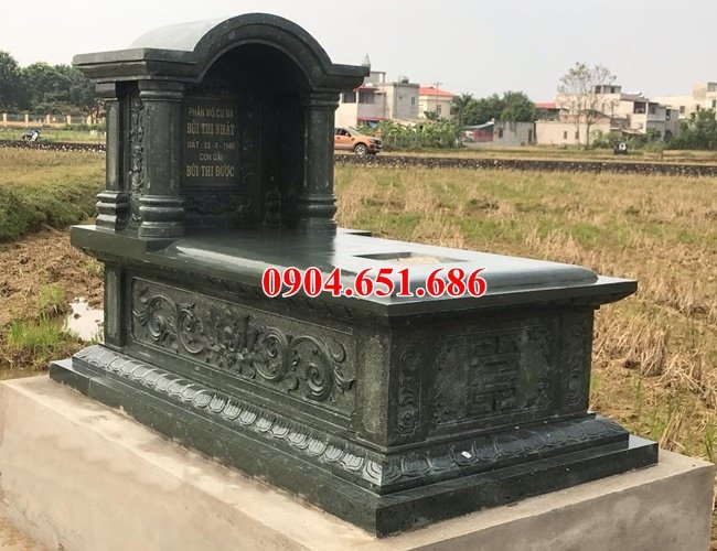 Mộ đá xanh rêu Thanh Hóa để tro cốt đẹp bán tại Hà Nội
