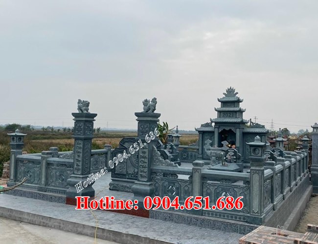 20 Lăng mộ đá đẹp bán tại Thái Nguyên – Khu lăng mộ gia đình tại Thái Nguyên