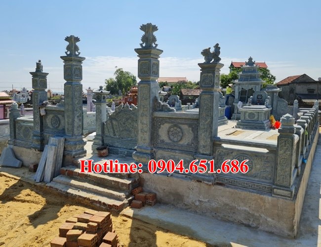 Địa chỉ bán, thiết kế, lắp đặt khu lăng mộ, nghĩa trang gia đình, gia tộc, dòng họ tại Nam Định uy tín