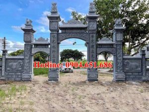Xây mẫu cổng đá nhà thờ họ đẹp tại Hà Nội – 30 Mẫu cổng đá, cổng tam quan đá đẹp bán tại Hà Nội