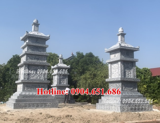 Mẫu tháp mộ sư, tháp mộ chùa để thờ tro cốt, hài cốt đẹp bán tại Kiên Giang