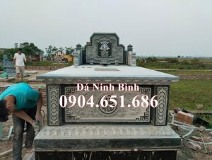 Mẫu mộ đá chôn 1 lần đẹp bán tại An Giang 84 – Mộ đá đẹp tại An Giang