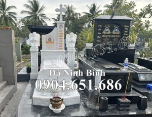 Mẫu mộ đá công giáo đẹp bán tại Đồng Nai 60MCG – Mộ công giáo Đồng Nai