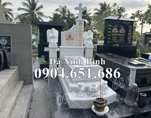 Mẫu mộ đá công giáo đẹp bán tại Đồng Tháp 66MCG – Mộ công giáo Đồng Tháp