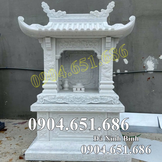 Am thờ đá trắng đẹp để tro cốt bán tại Tiền Giang - Nhà chứa cốt tại Tiền Giang