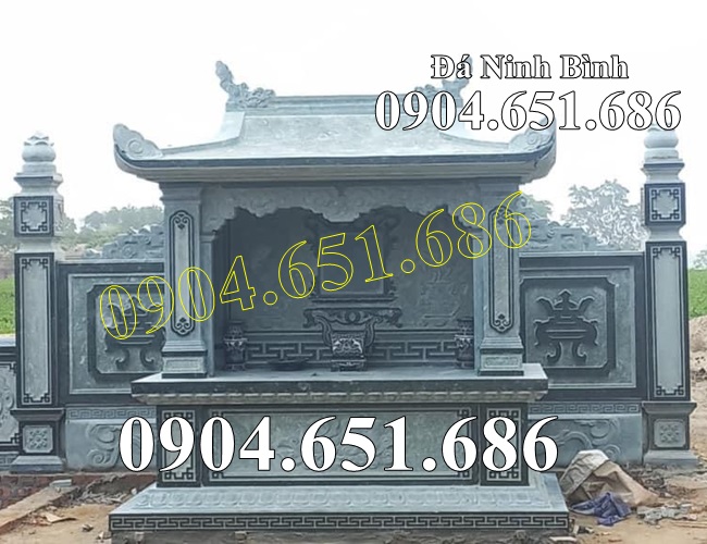 Am thờ đá xanh rêu đẹp để tro cốt bán tại Tiền Giang - Lăng mộ thờ tro cốt tại Tiền Giang