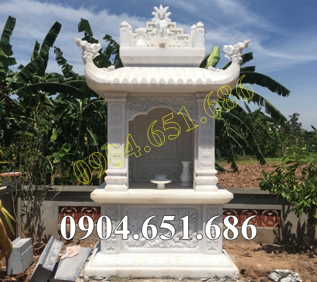 Am thờ để tro cốt đá trắng đẹp bán tại Tây Ninh - Am đá đẹp thờ cốt tại Tây Ninh