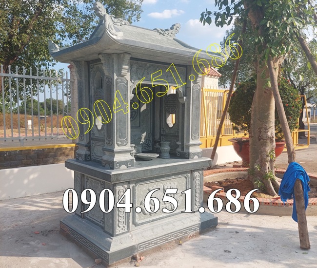 Mẫu am đá xanh rêu đẹp để thờ tro cốt bán tại Long An - Am thờ đá đẹp tại Long An