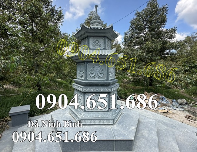 Mẫu tháp đá đẹp bán tại Bình Phước 93BP – Tháp để tro cốt, hài cốt tại Bình Phước