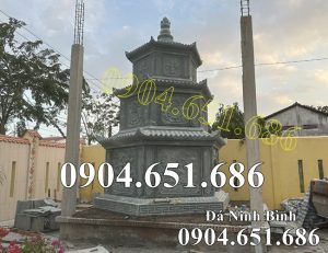 Mẫu tháp đá đẹp bán tại Bình Thuận 86BT – Tháp để tro cốt, hài cốt tại Bình Thuận
