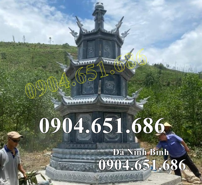 Mẫu tháp đá khối đẹp bán tại Sài Gòn, Hồ Chí Minh - Tháp để tro cốt, hài cốt tại Sài Gòn
