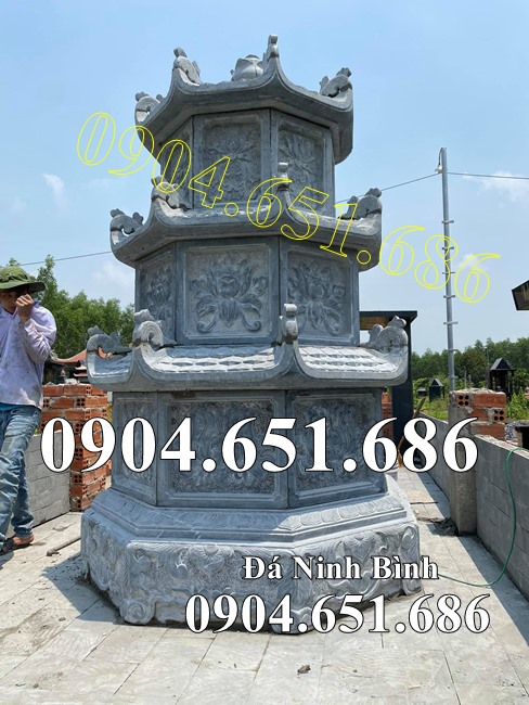Mẫu tháp để tro cốt, hài cốt bằng đá đẹp bán tại Bình Thuận - Bảo tháp đá tại Bình Thuận