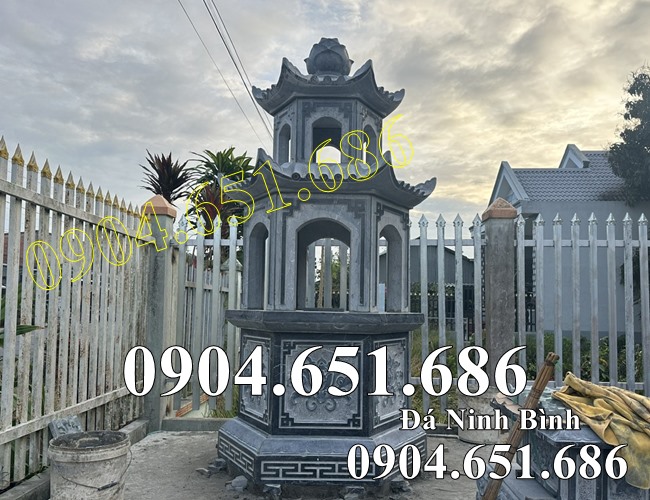 Mẫu tháp đẹp để tro cốt bằng đá bán tại Bình Phước - Tháp mộ thờ tro cốt tại Bình Phước