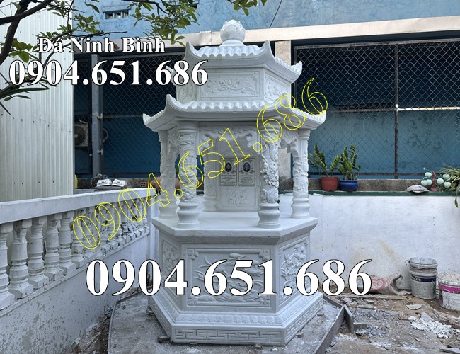 Tháp đá trắng đẹp bán tại Bình Thuận - Mộ tháp để tro cốt tại Bình Thuận