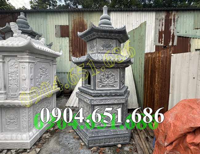 Bán sẵn mẫu tháp đá để tro cốt đẹp tại An Giang - Mộ tháp xây sẵn tại An Giang