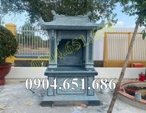 Mẫu am thờ để tro cốt đá xanh rêu đẹp bán tại Sài Gòn AĐXR – Am thờ đá đẹp tại Hồ Chí Minh