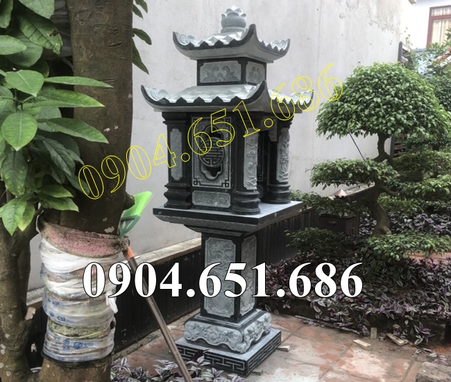 Mẫu am thờ nhỏ để tro cốt đá xanh rêu đẹp bán tại Sài Gòn, Hồ Chí Minh - Am thờ thần linh tại Hồ Chí Minh