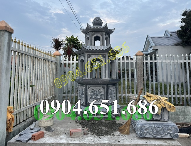 Mẫu tháp để tro cốt nhỏ bán tại An Giang - Tháp đá đẹp tại An Giang