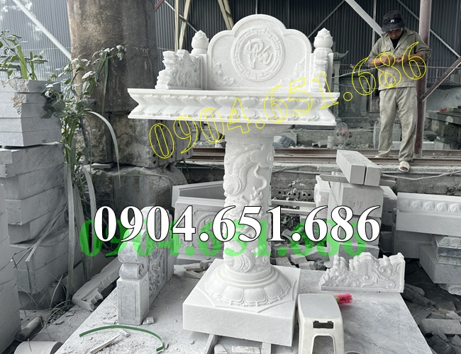 Địa chỉ bán bàn thờ thiên đá trắng tại Thành Phố Hồ Chí Minh, Sài Gòn - Cây hương ngoài trời tại Hồ Chí Minh