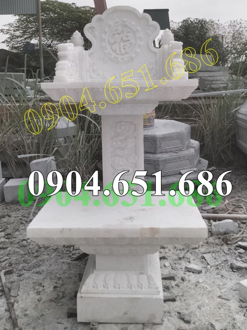Mẫu bàn thờ bán thiên đá trắng đẹp bán tại TP Hồ Chí Minh, Sài Gòn - Bàn thờ thiên địa tại Hồ Chí Minh