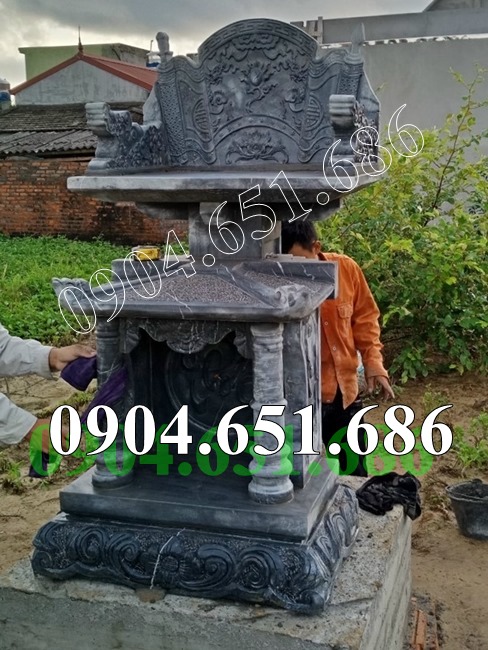 Mẫu bàn thờ bán thiên địa bằng đá khối đẹp bán tại TP Hồ Chí Minh, Sài Gòn - Cây hương thờ thiên địa tại Hồ Chí Minh