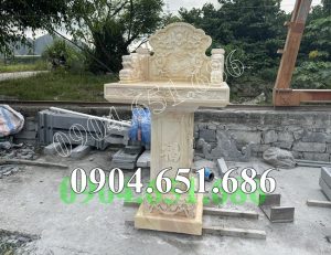 Mẫu bàn thờ thiên đá vàng đẹp bán tại TP Hồ Chí Minh, Sài Gòn 2025 – Bàn thờ thiên ngoài trời tại Hồ Chí Minh