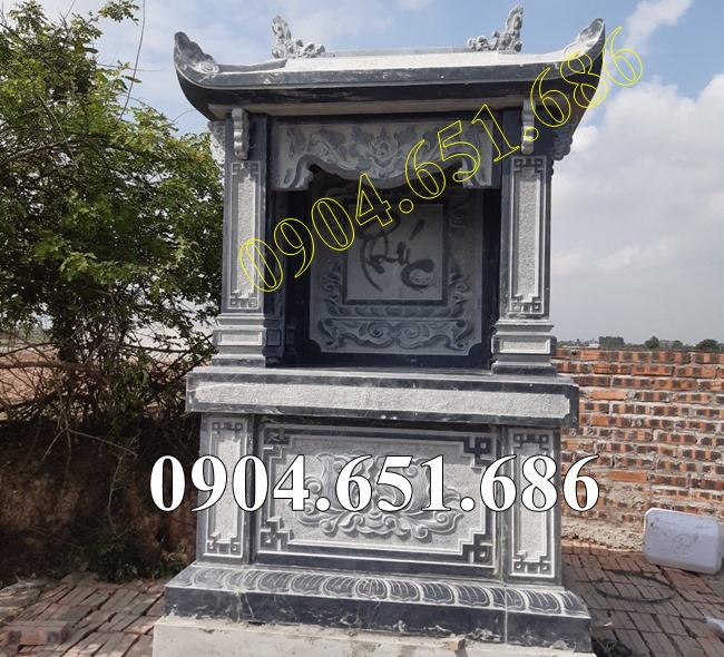 Mẫu am thờ đá khối đơn giản đẹp bán tại Cà Mau, Bạc Liêu - Am đá để tro cốt, thờ thần linh tại Cà Mau