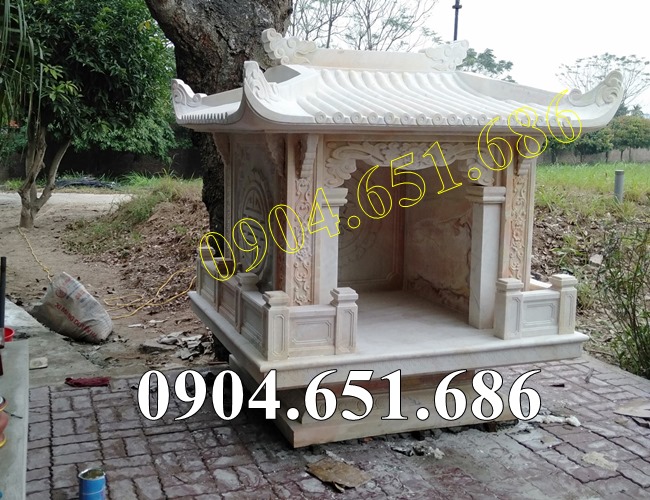 Mẫu am thờ đá vàng đẹp bán tại Cà Mau, Bạc Liêu - Am đá vàng thờ tro cốt, thờ thần linh tại Cà Mau