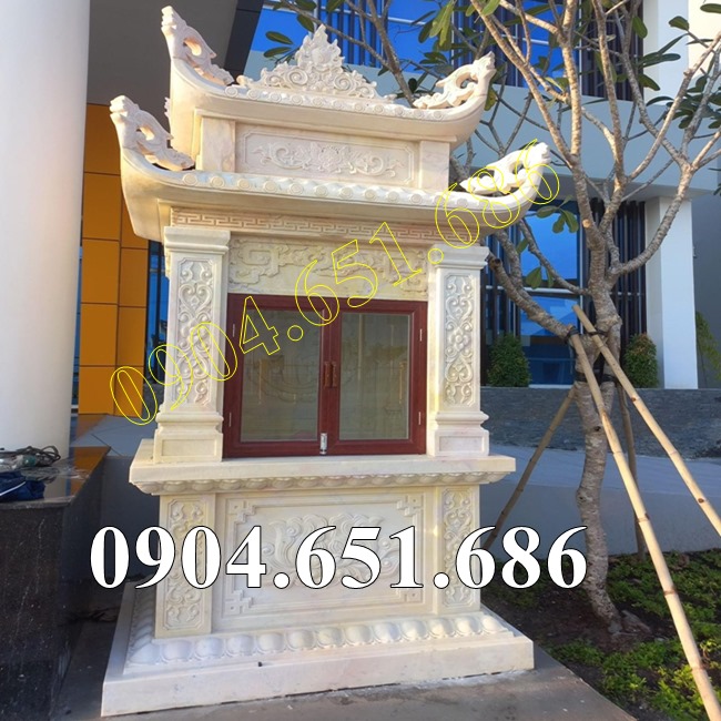 Mẫu am thờ đá vàng đẹp để tro cốt bán tại An Giang, Kiên Giang - Am thờ cốt tại An Giang