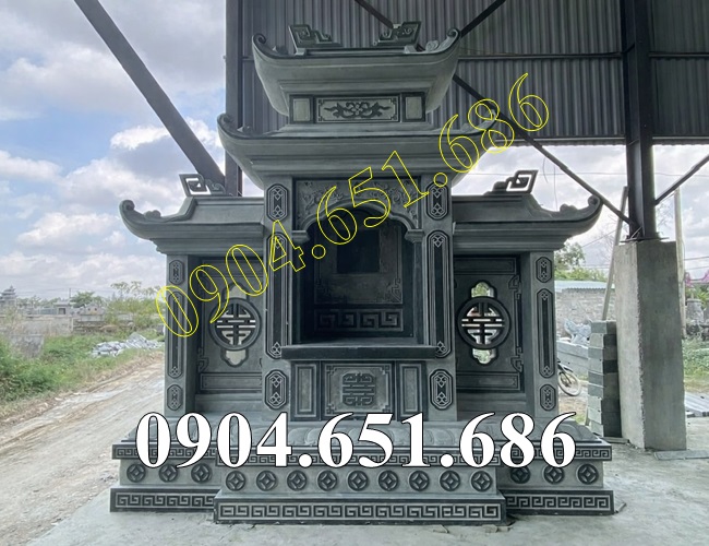 Mẫu am thờ bằng đá khối đẹp bán tại Bình Dương - Am miếu thờ thần linh nghĩa trang, thờ tro cốt gia đình tại Bình Dương