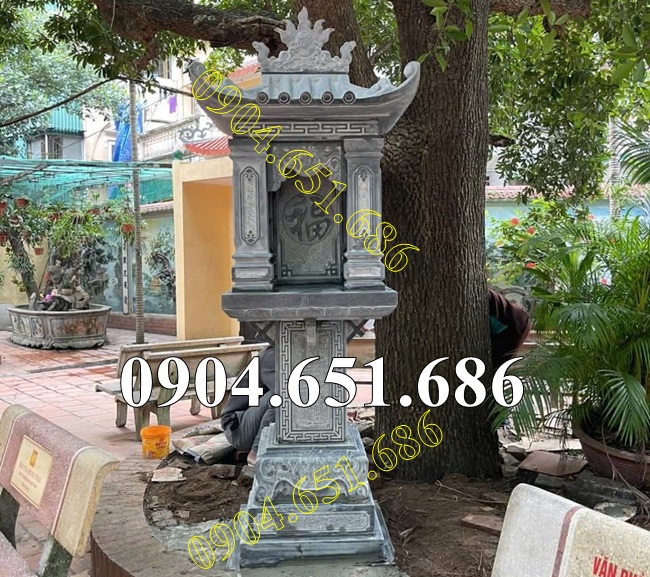 Mẫu bàn thờ thiên ngoài trời nhỏ bằng đá đẹp bán tại Bình Dương - Miếu thời nhỏ tại Bình Dương