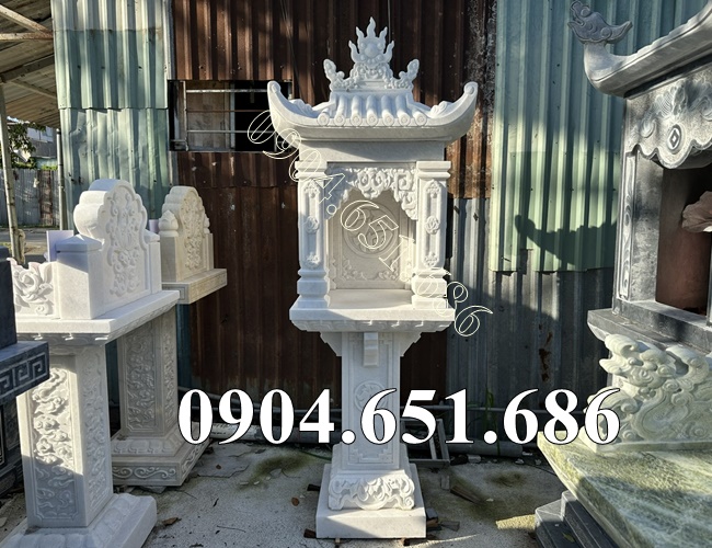 Mẫu am thờ ngoài trời đẹp 04 – Bán báo giá am thờ đá lắp đặt trọn gói