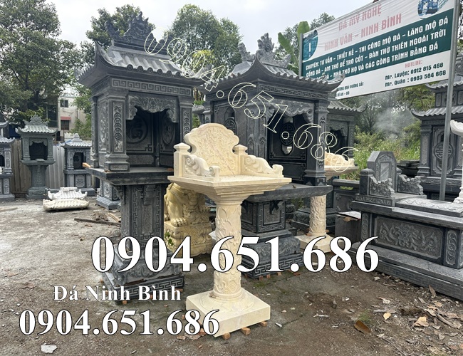 Mẫu bàn thờ thiên đá vàng đẹp bán tại An Giang 67 - Bàn thiên ngoài trời tại An Giang